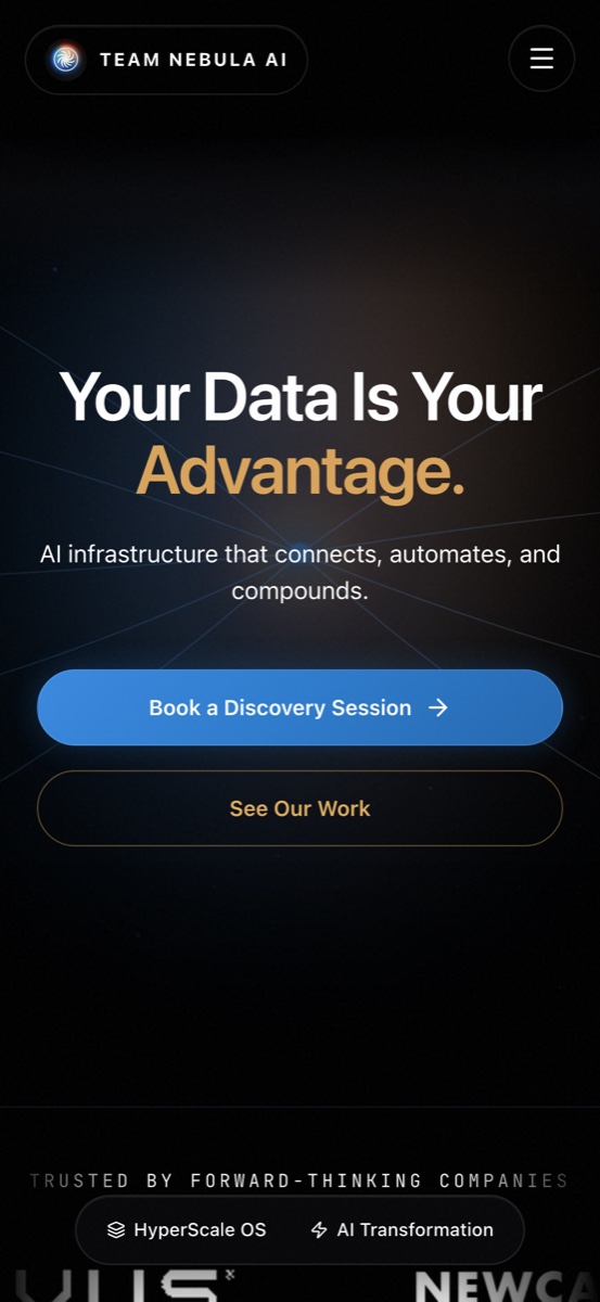 Team Nebula AI on mobile