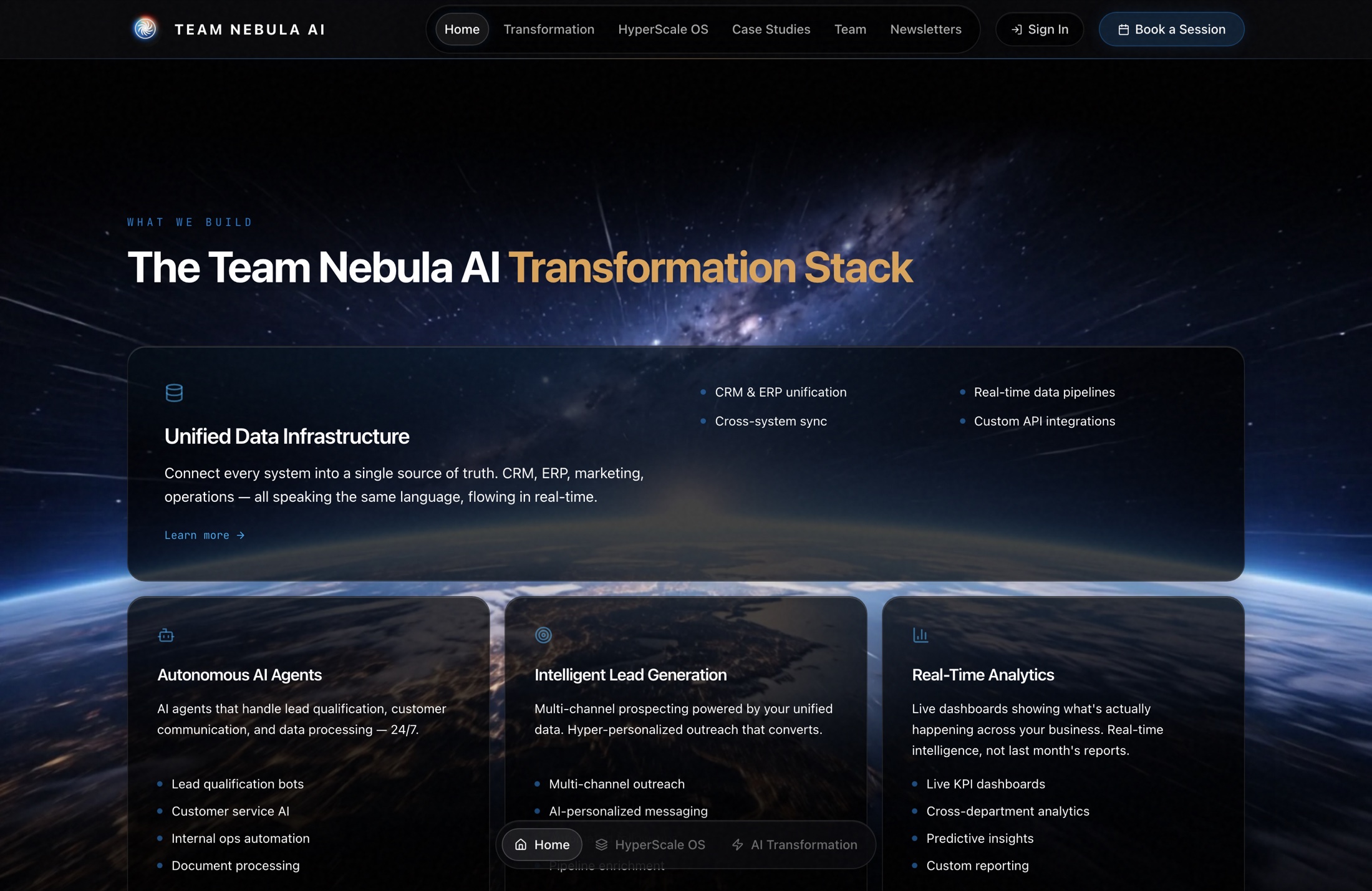 The Transformation Stack